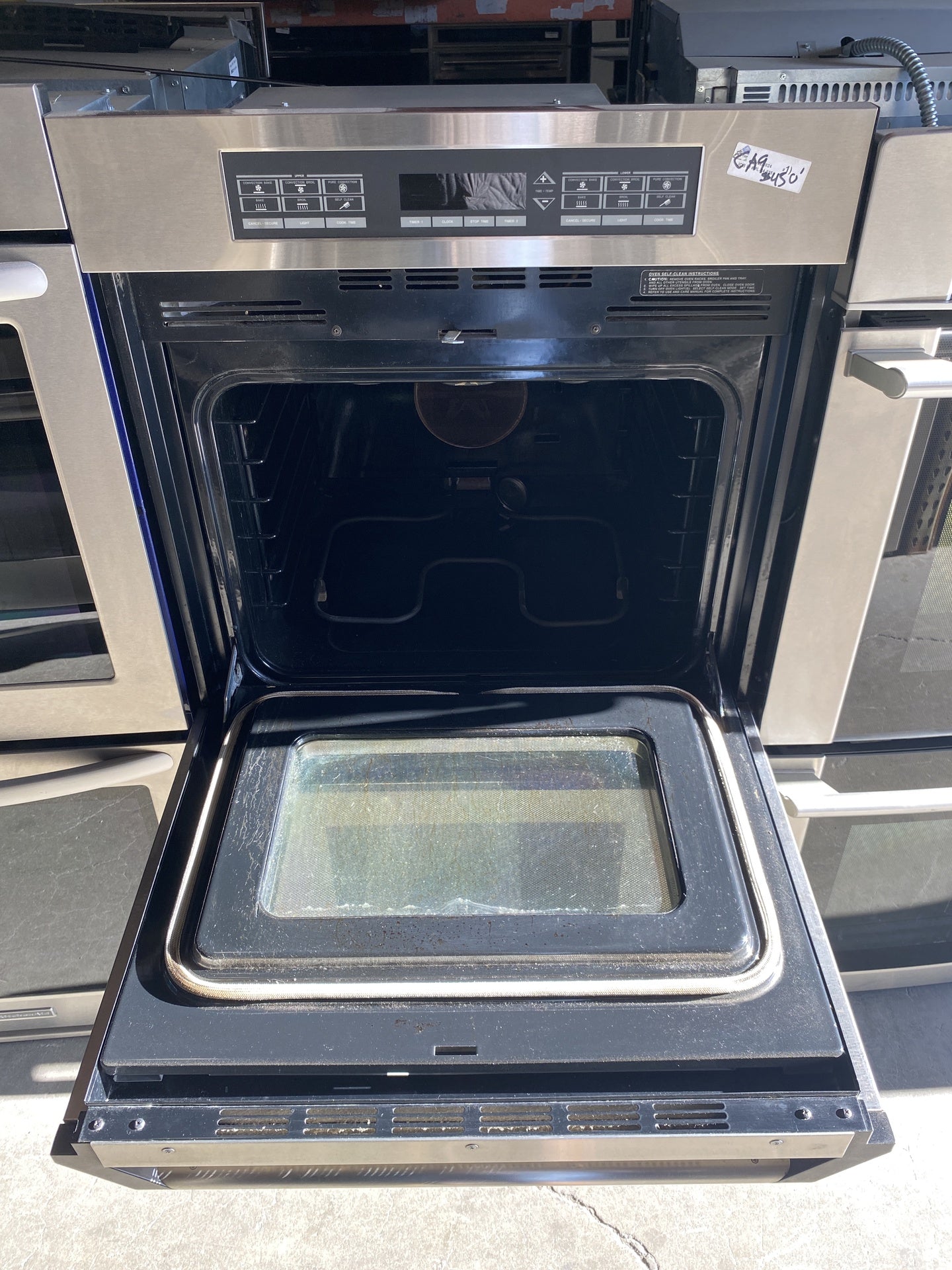 Silver Dacor Double Oven CA9