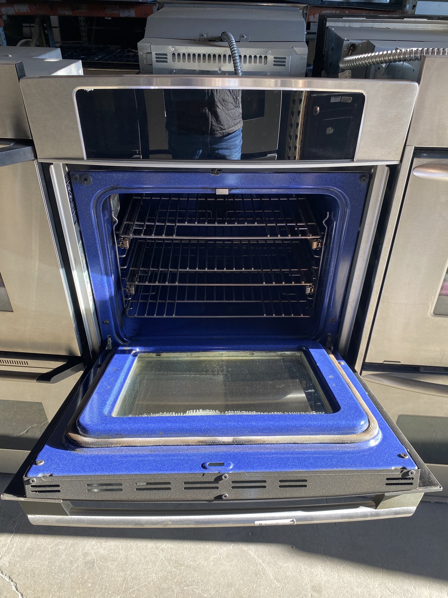 Silver Electrolux Double Oven TRP