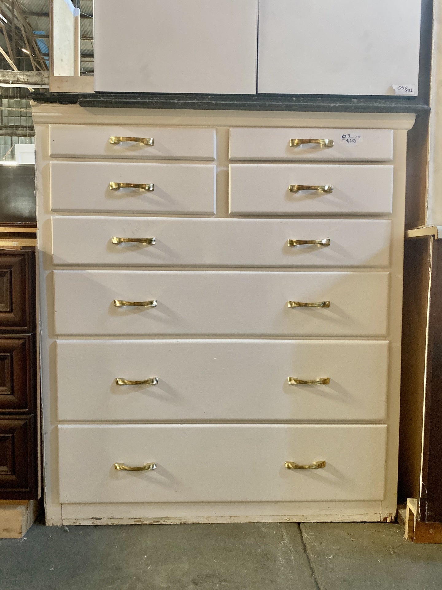 White Vintage Dresser CC7