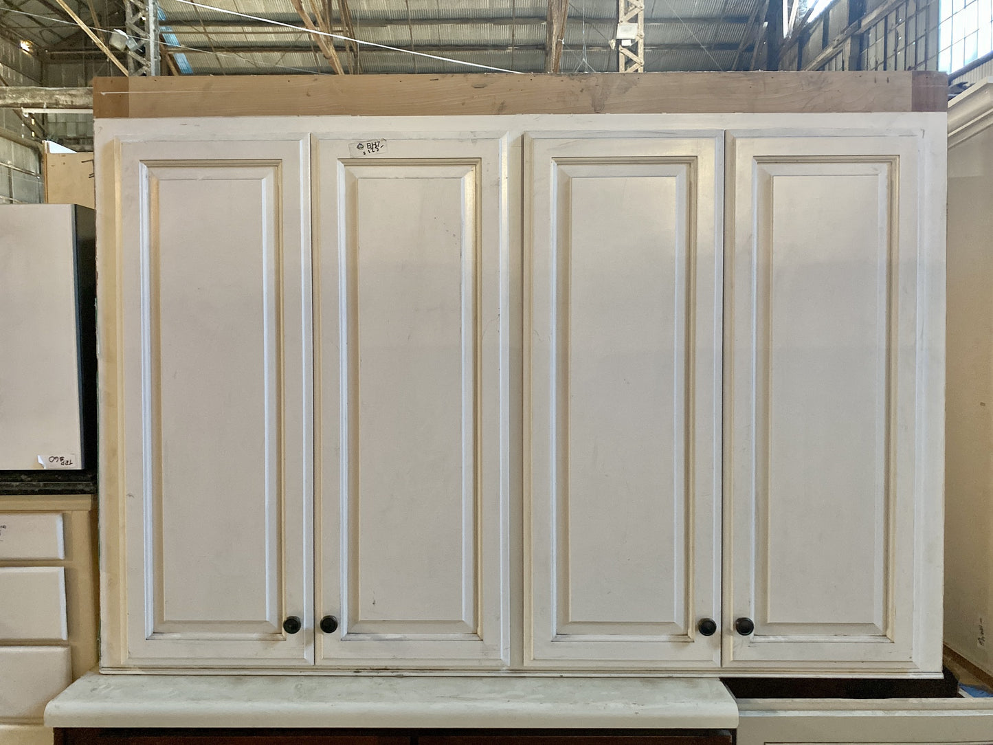 White 2 Drawer Top Cabinet BH7