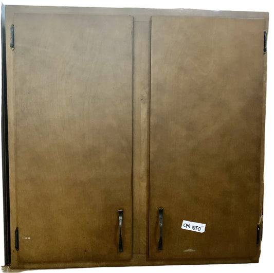 Brown Vintage Hardware 2 Drawer Cabinet CA1