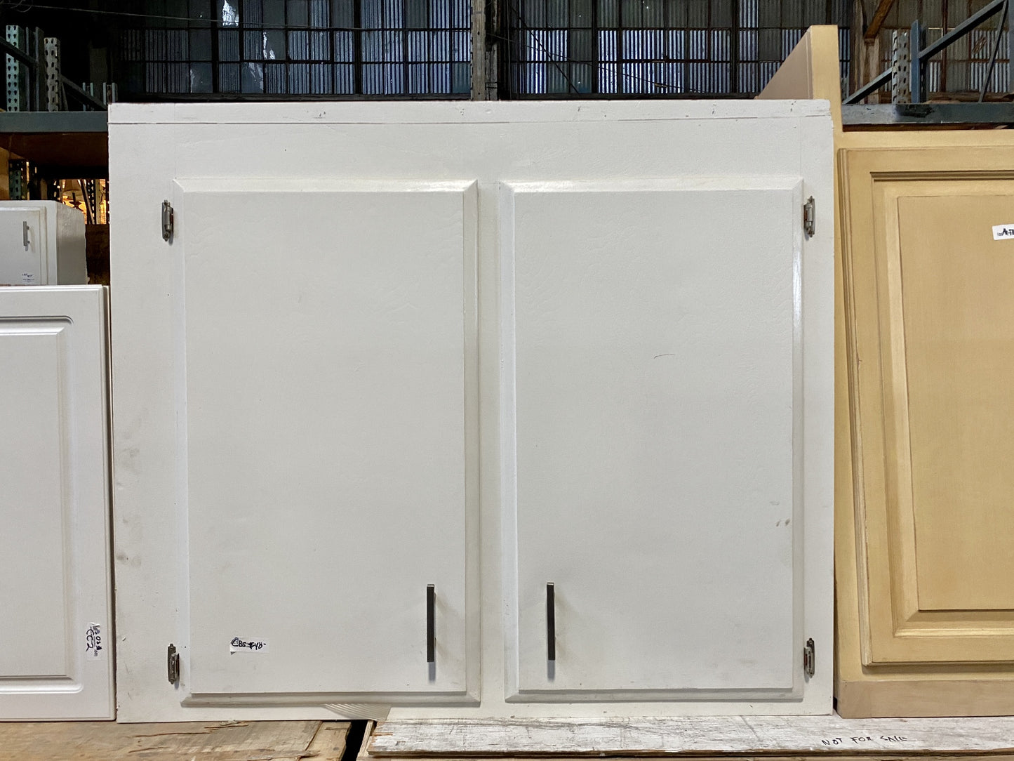 White 2 Door Wooden Cabinet CB5