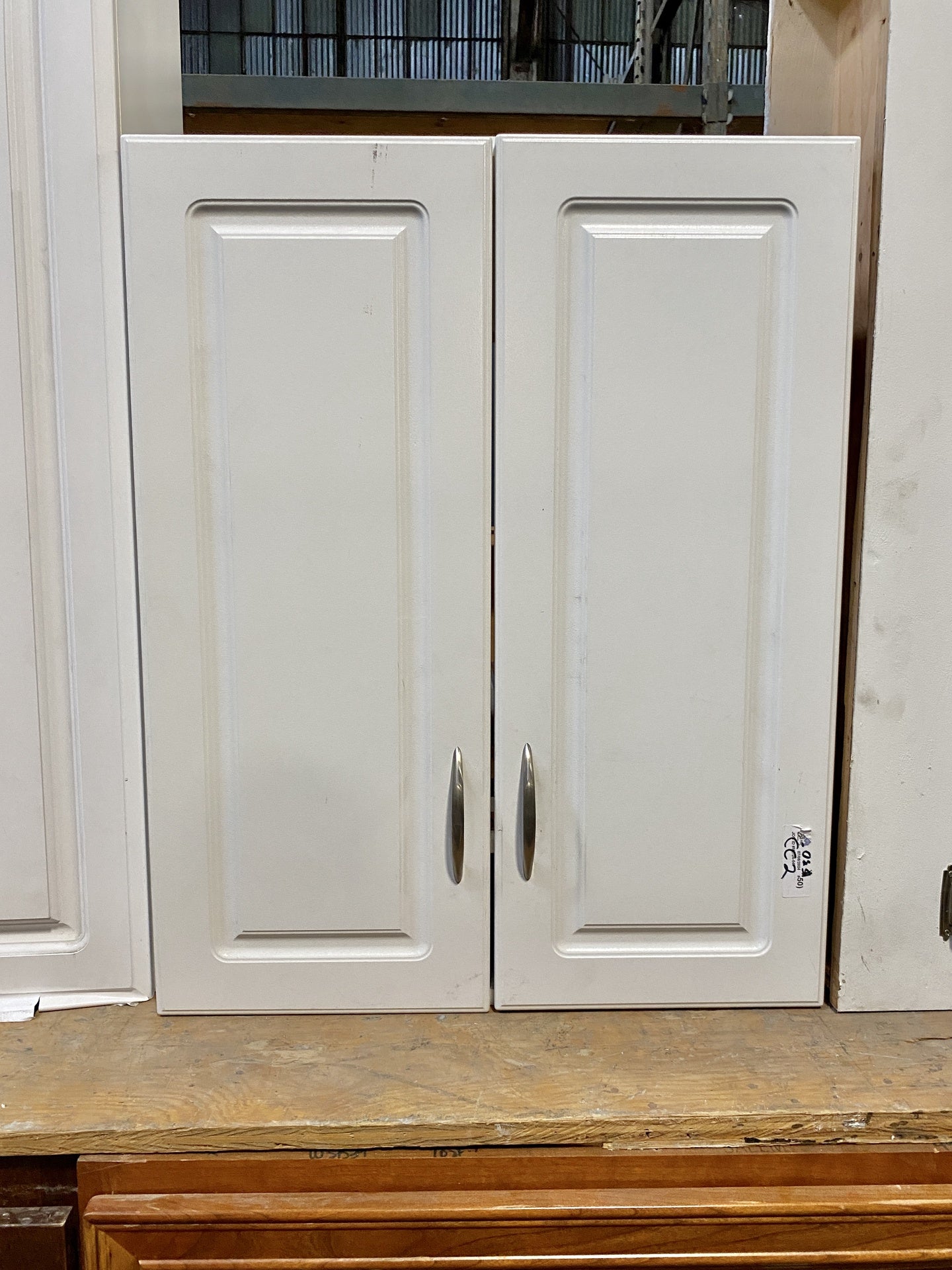 White 2 Door Wooden Cabinet CC2