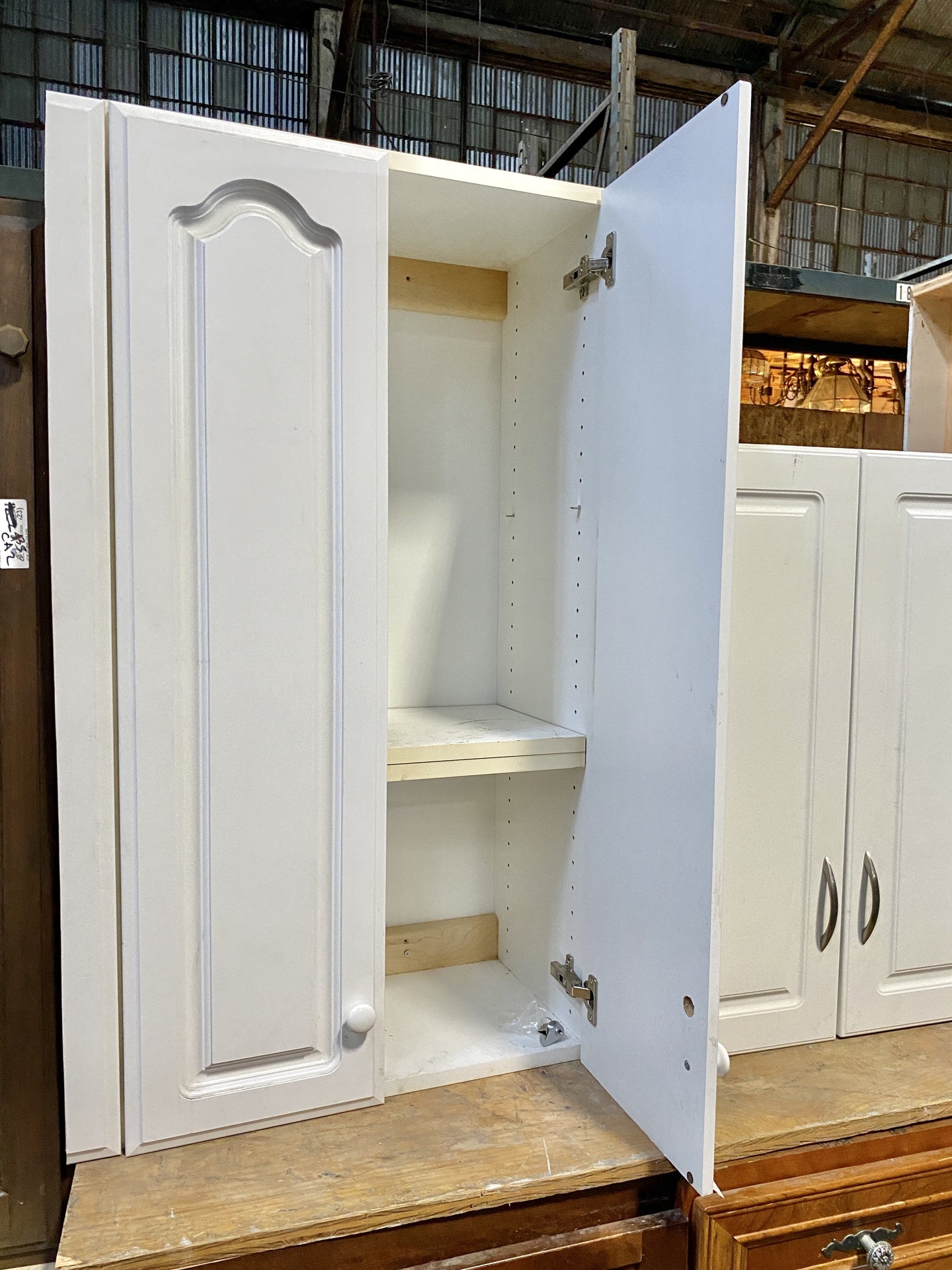 White 2 Door Wooden Cabinet TRP