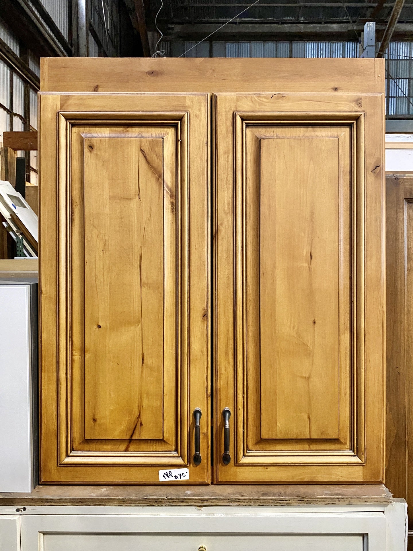 Natural Wood 2 Door Cabinet TRP