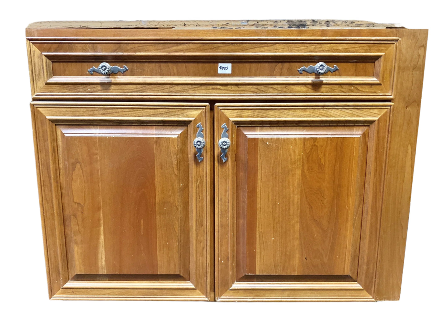 Brown Wooden Cabinet Fancy Handles TRP