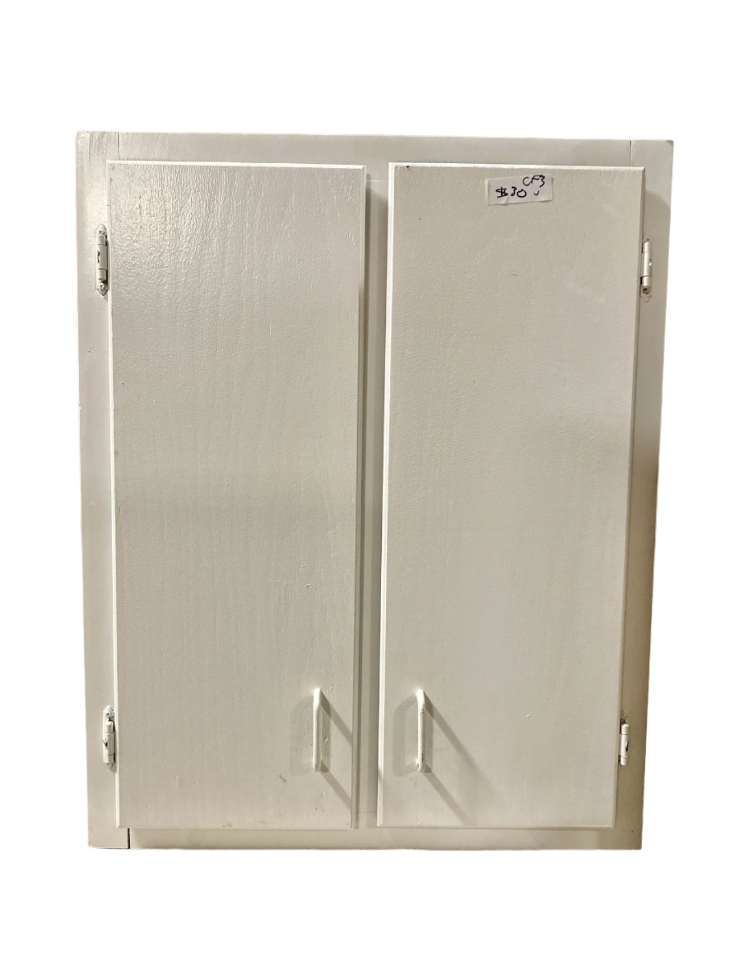 White 2 Door Cabinet CF3