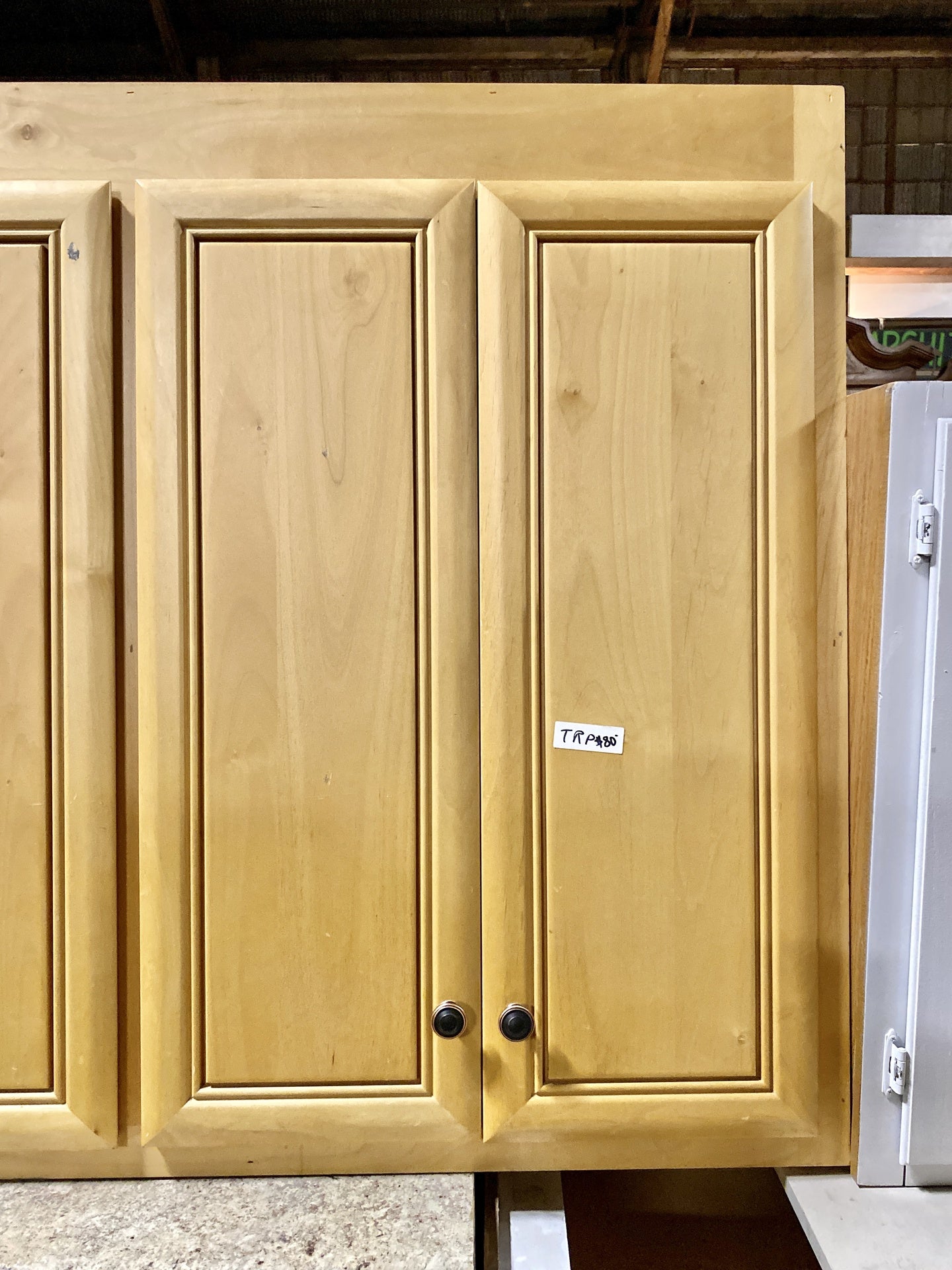 Light Brown 4 Door Cabinet TRP