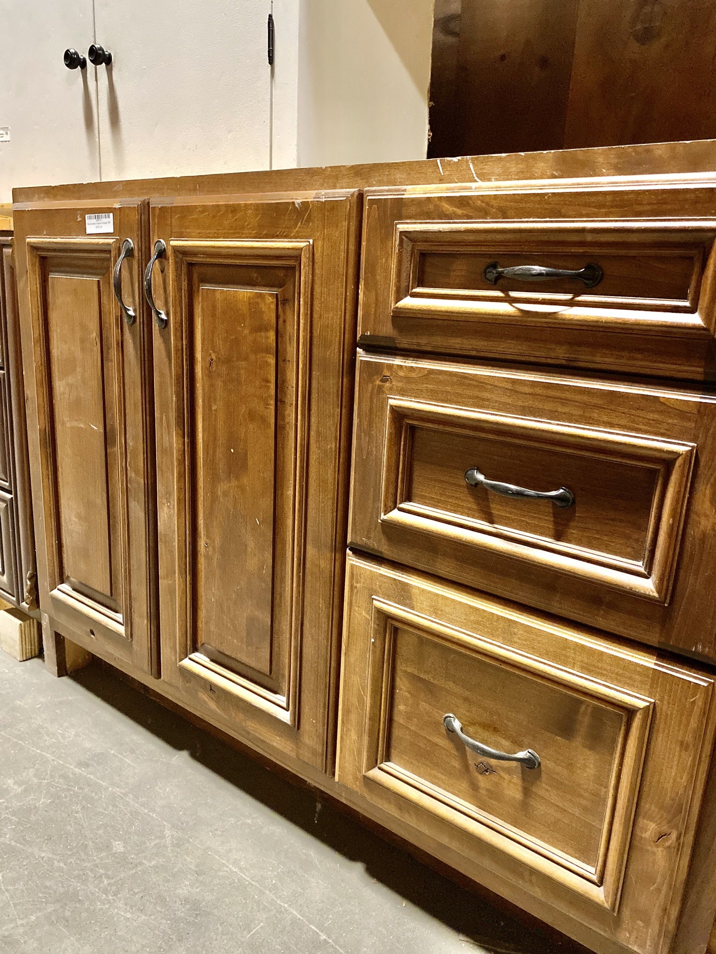 Brown Bottom Cabinet 3 Drawer TRP