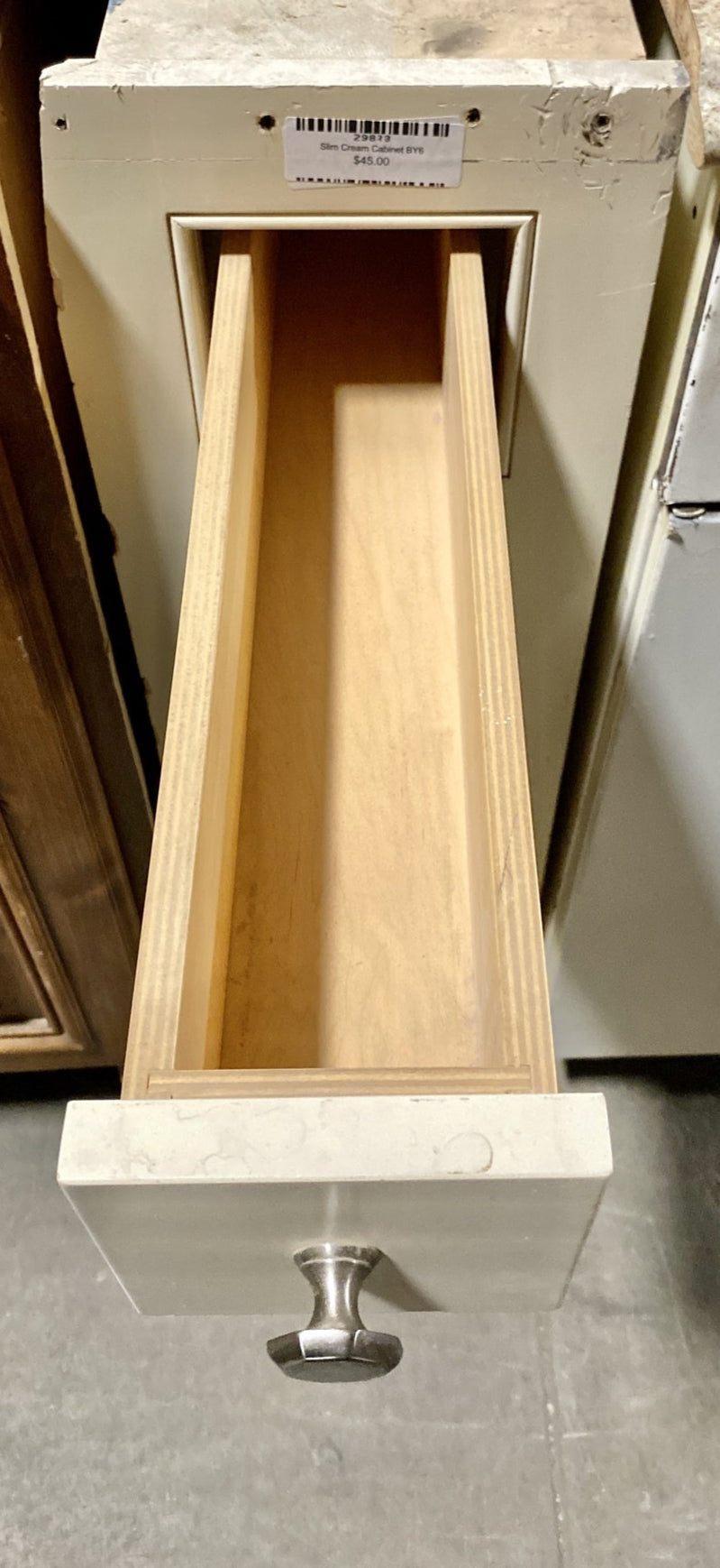 Slim Cream Cabinet BY6