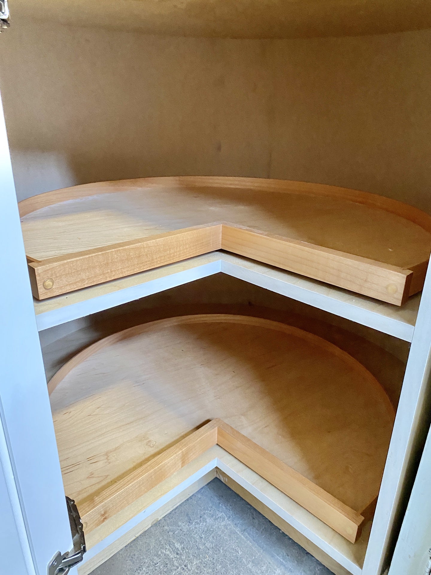 White Lazy Susan Cabinet TRP