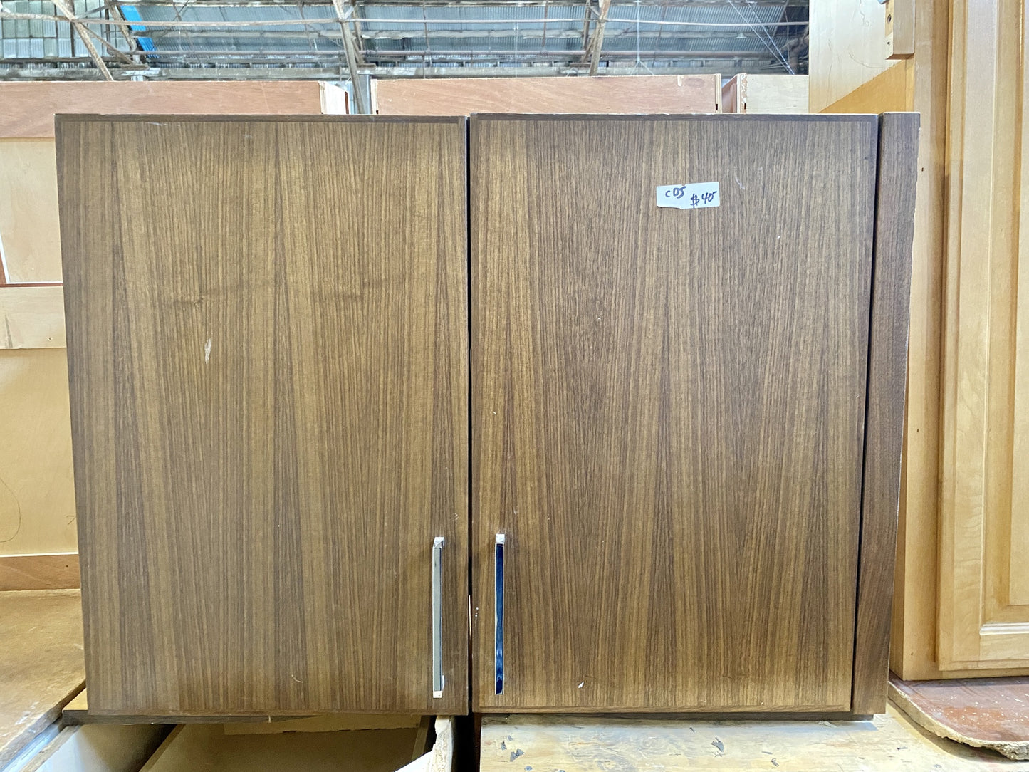 Brown 2 Door Cabinet CD5
