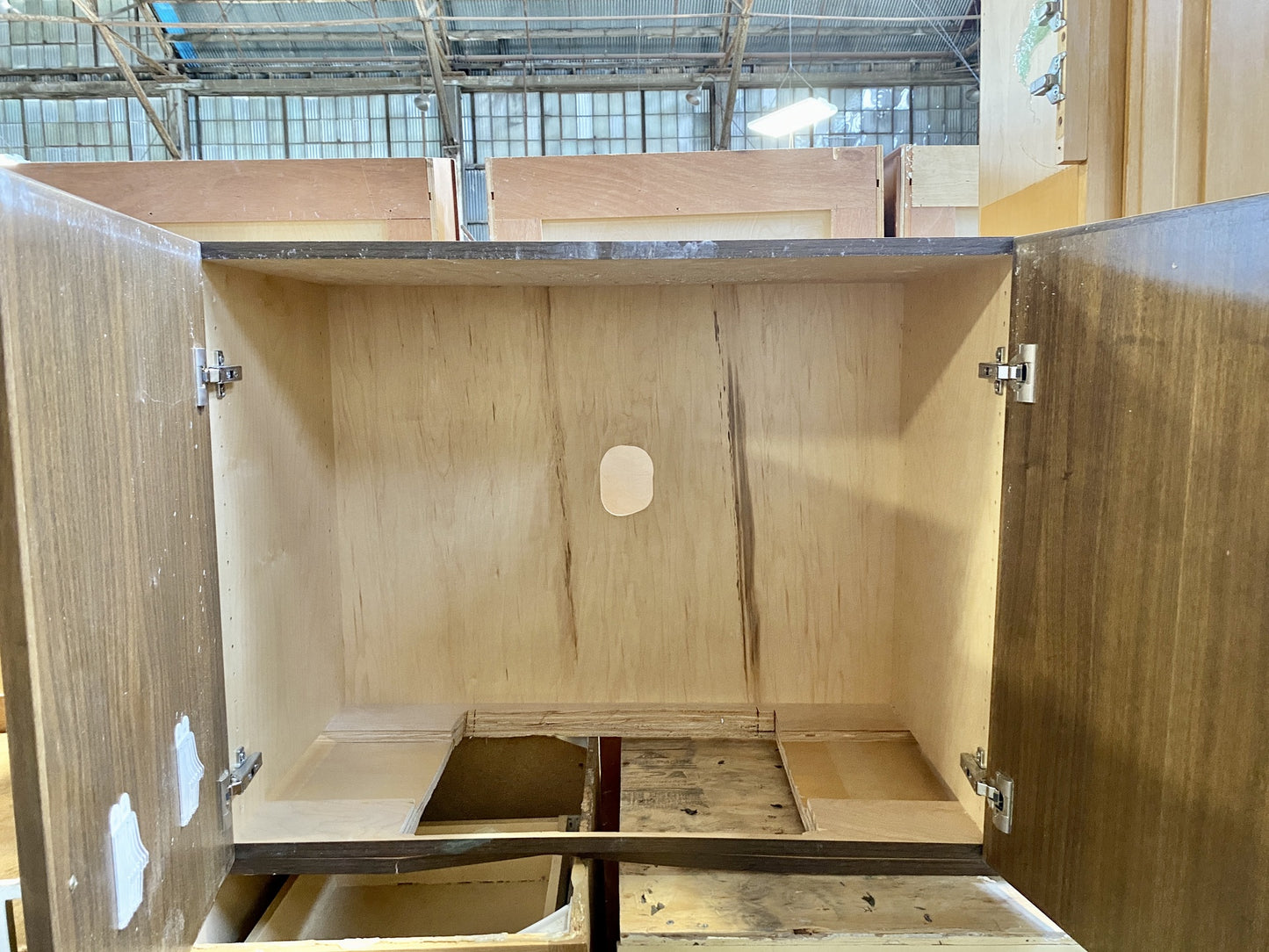 Brown 2 Door Cabinet CD5