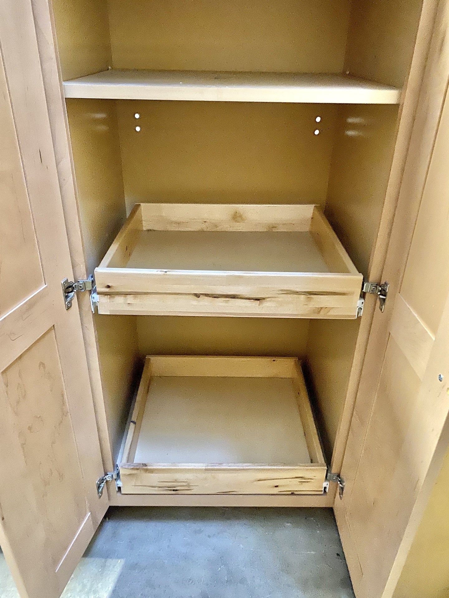 Tall Wooden 4 Door Cabinet CE8