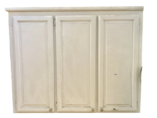 White Top Cabinet 3 Doors TRP
