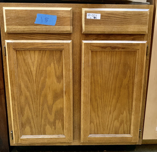 Brown 2 Door Bottom Cabinet CC1