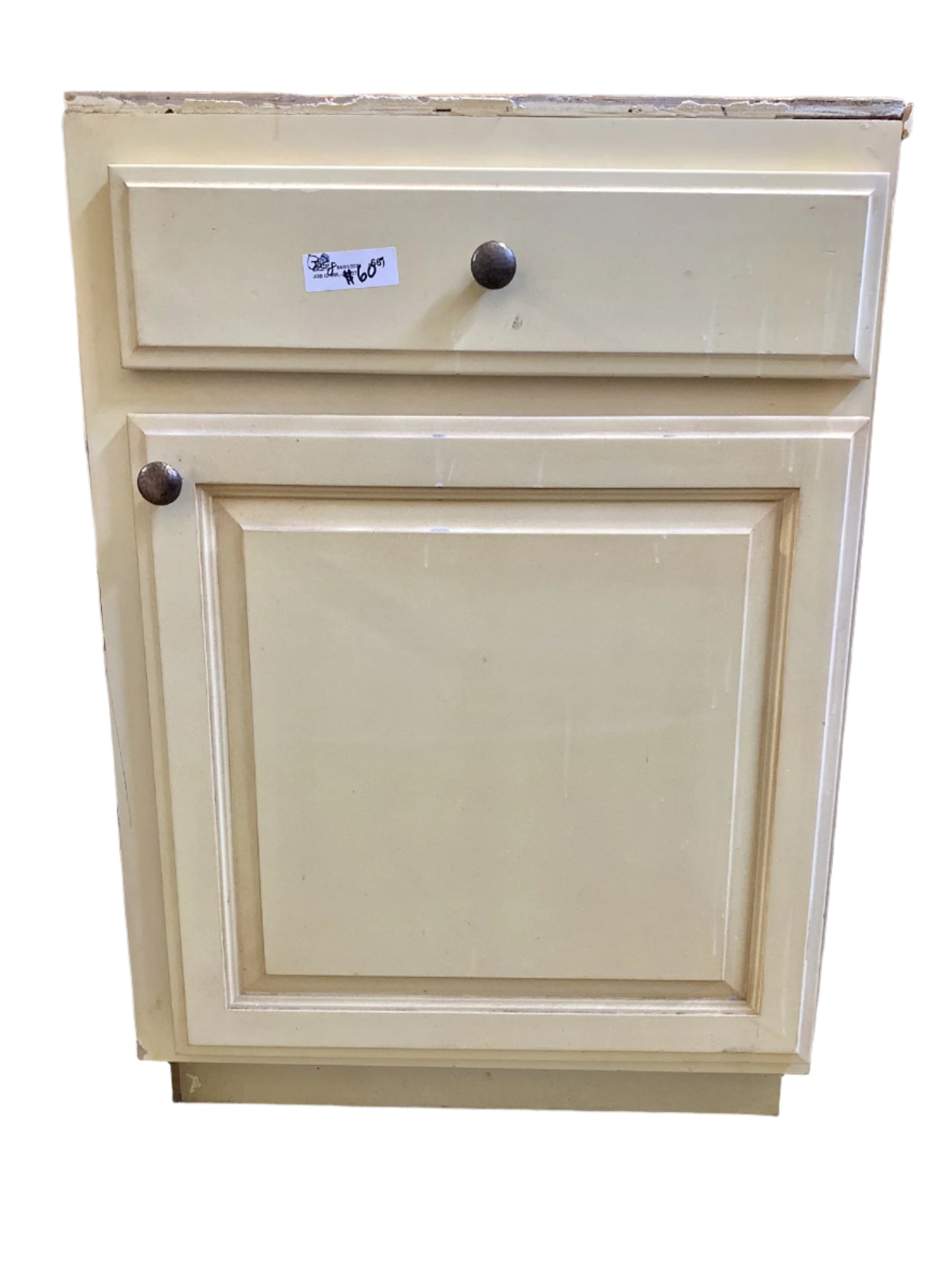 Yellow 1 Drawer Cabinet BZ8