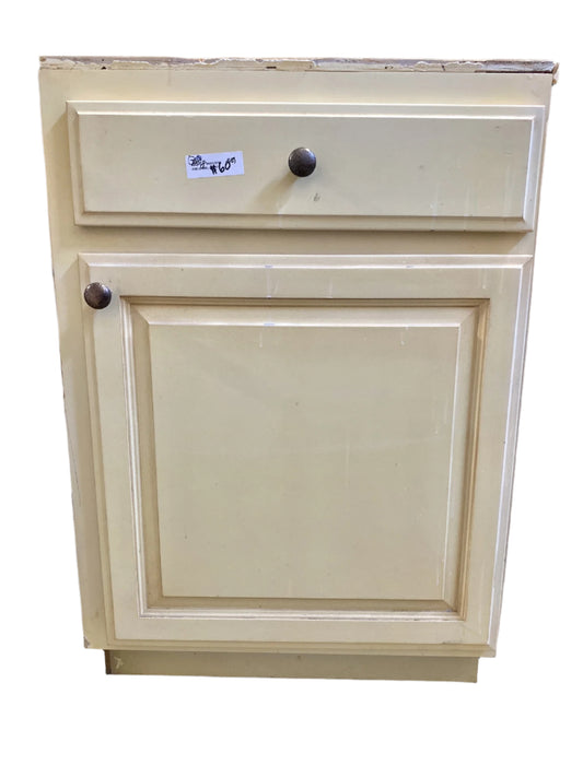 Yellow 1 Drawer Cabinet BZ8