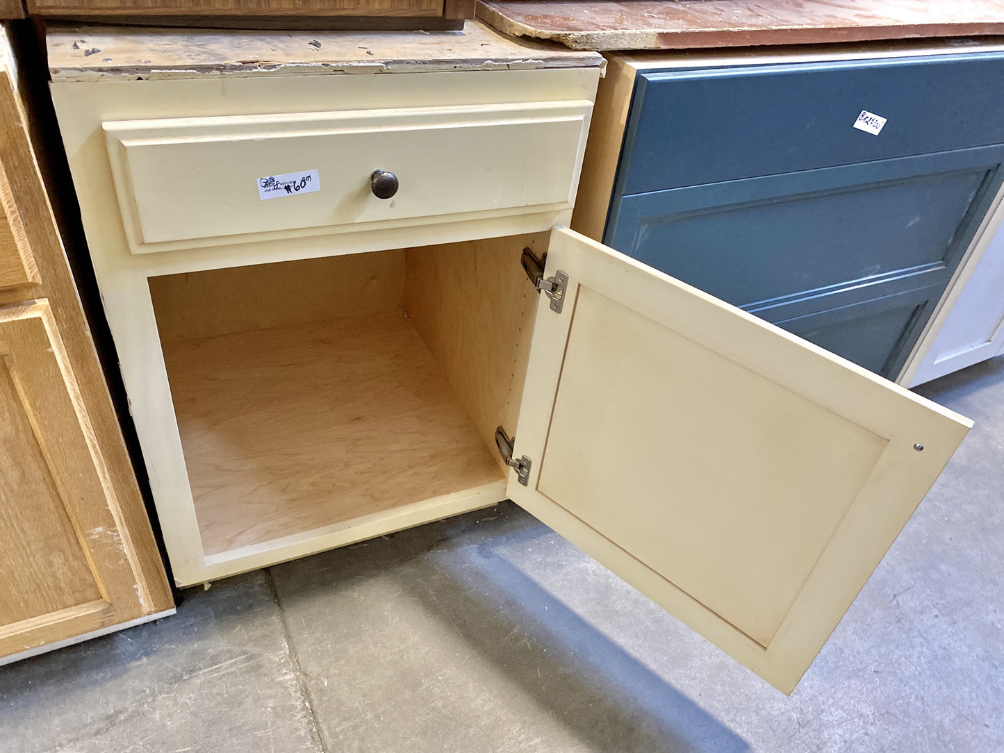 Yellow 1 Drawer Cabinet BZ8