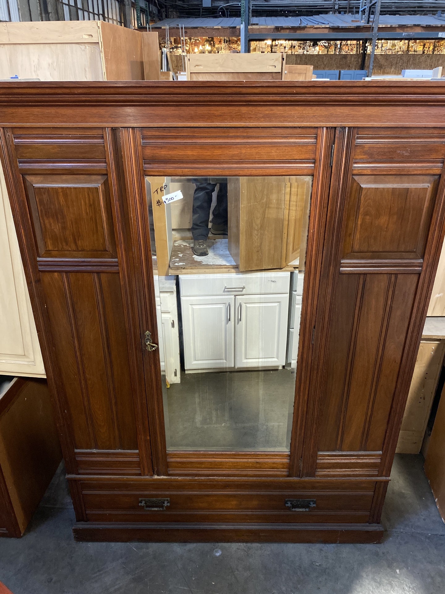 Vintage Mirrored Dresser TRP