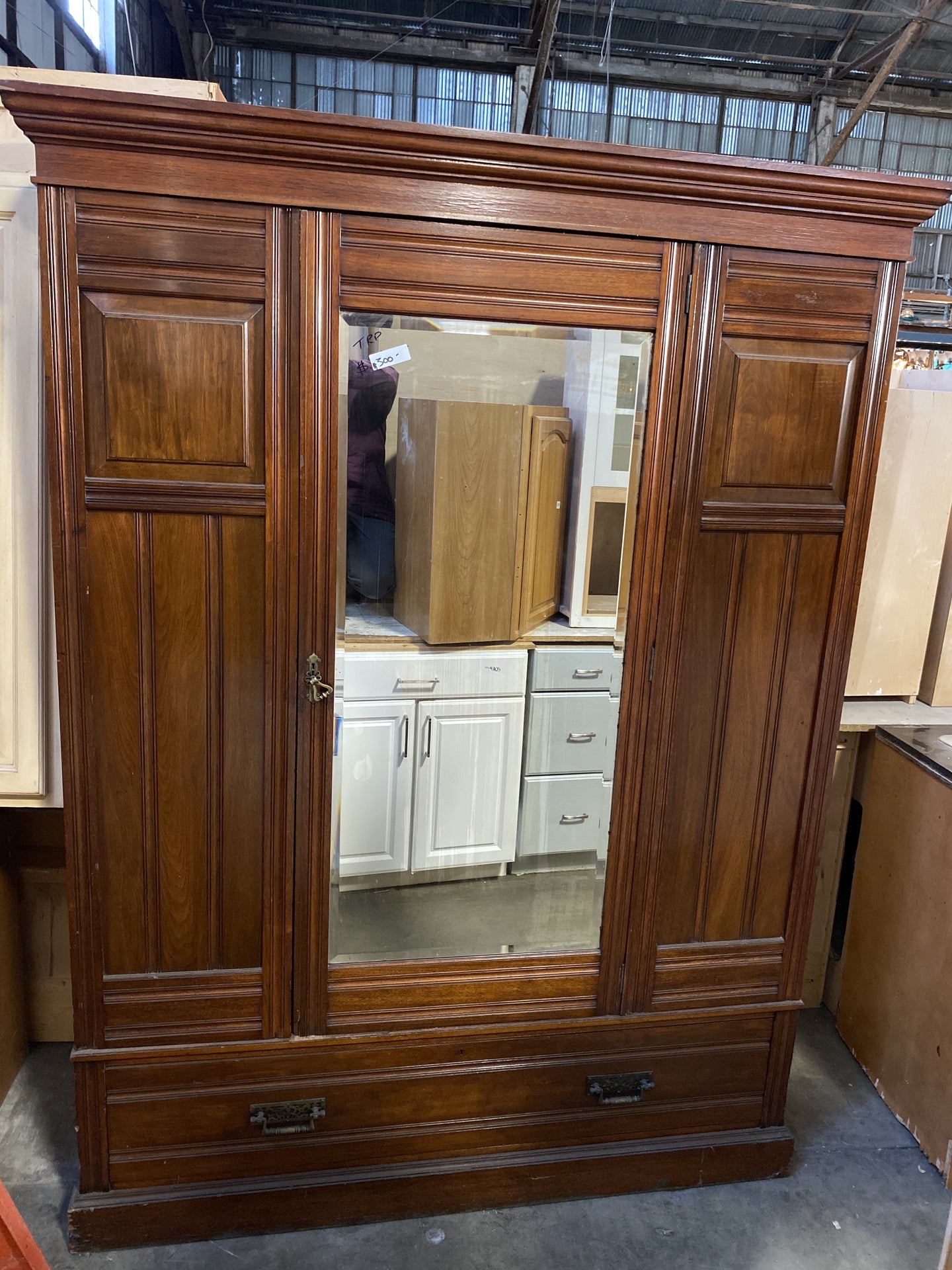 Vintage Mirrored Dresser TRP