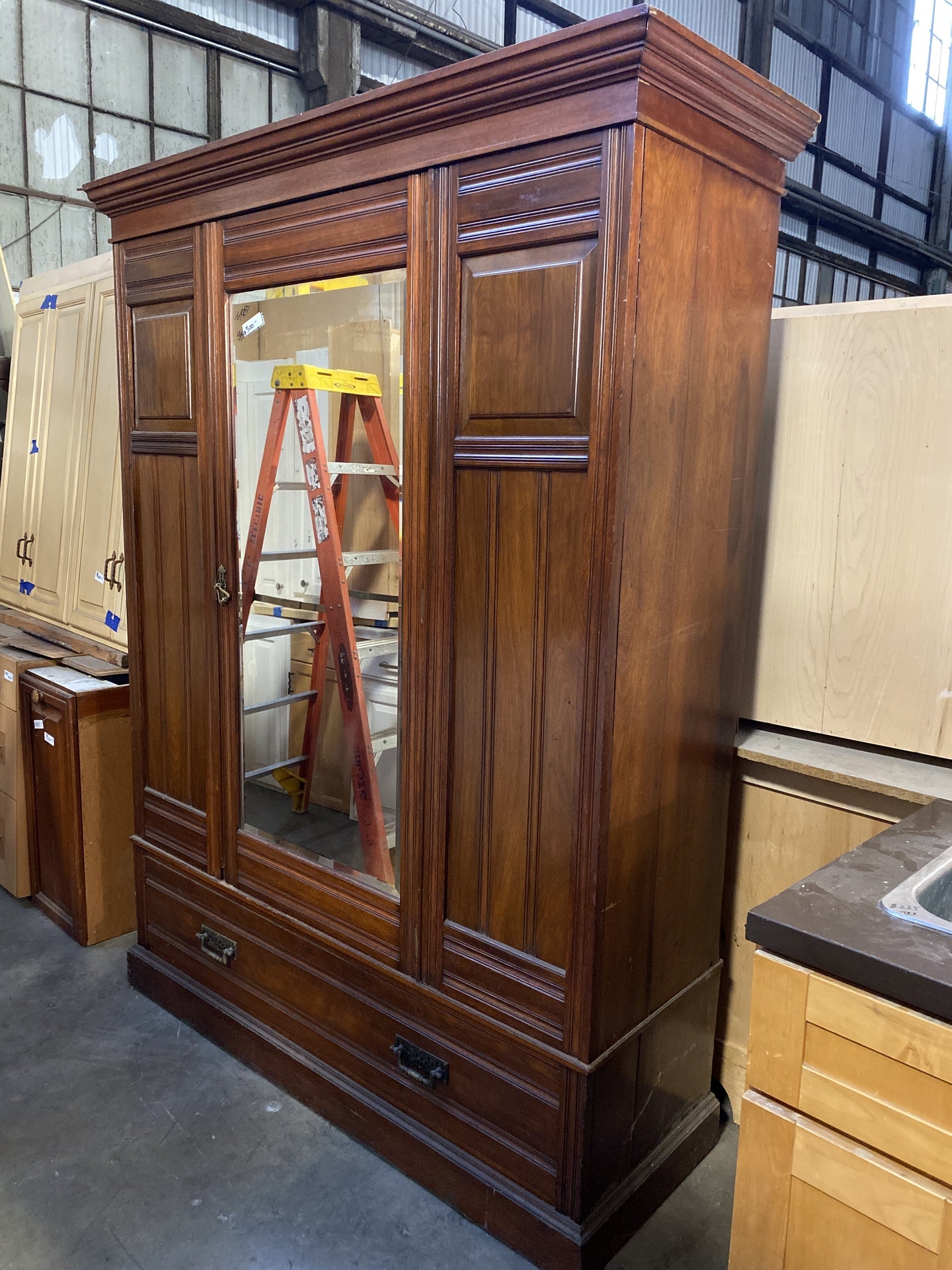 Vintage Mirrored Dresser TRP