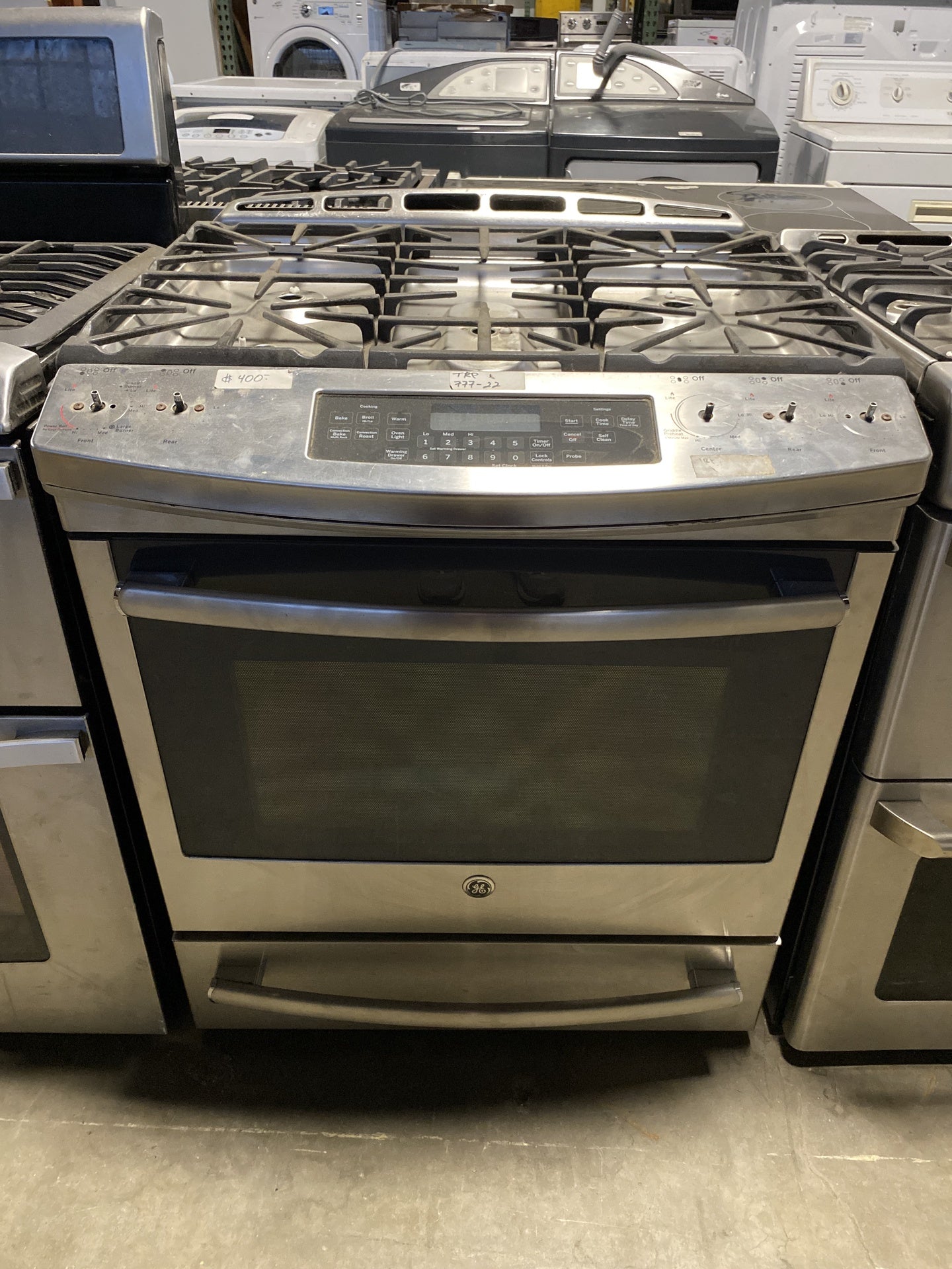 GE 5 Burner Range Single Oven TRP