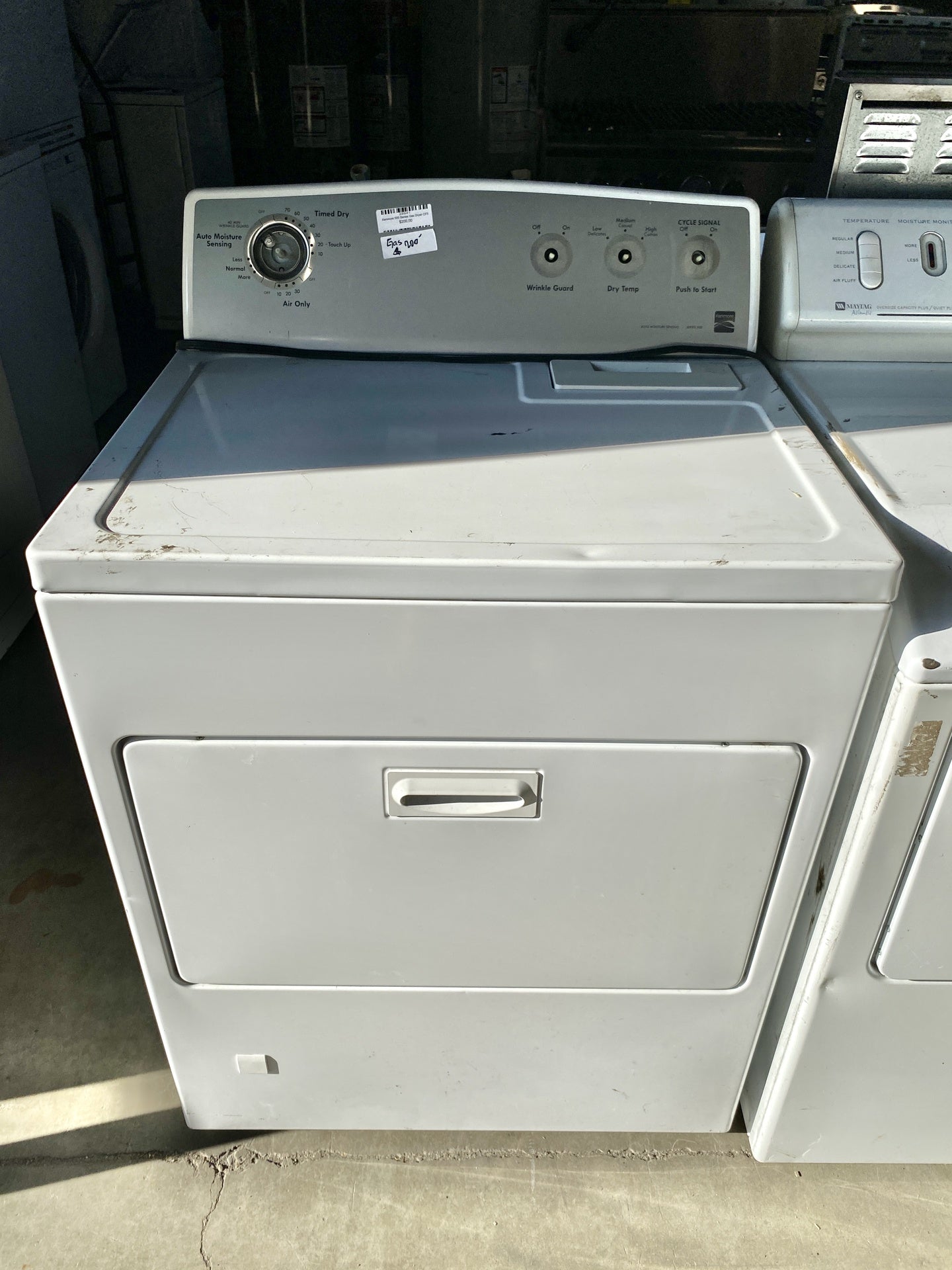Kenmore 500 Series Gas Dryer CF3