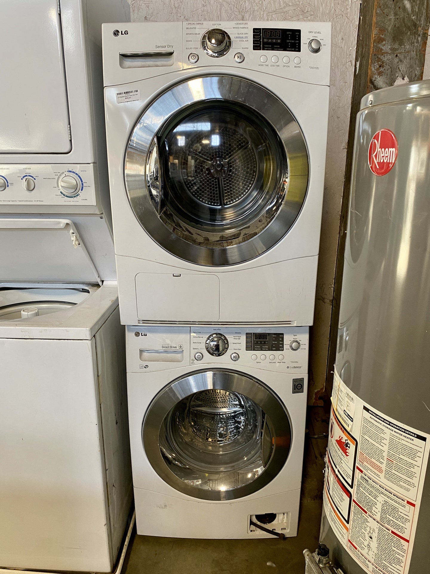 LG Stacked Washer Dryer Set TRP