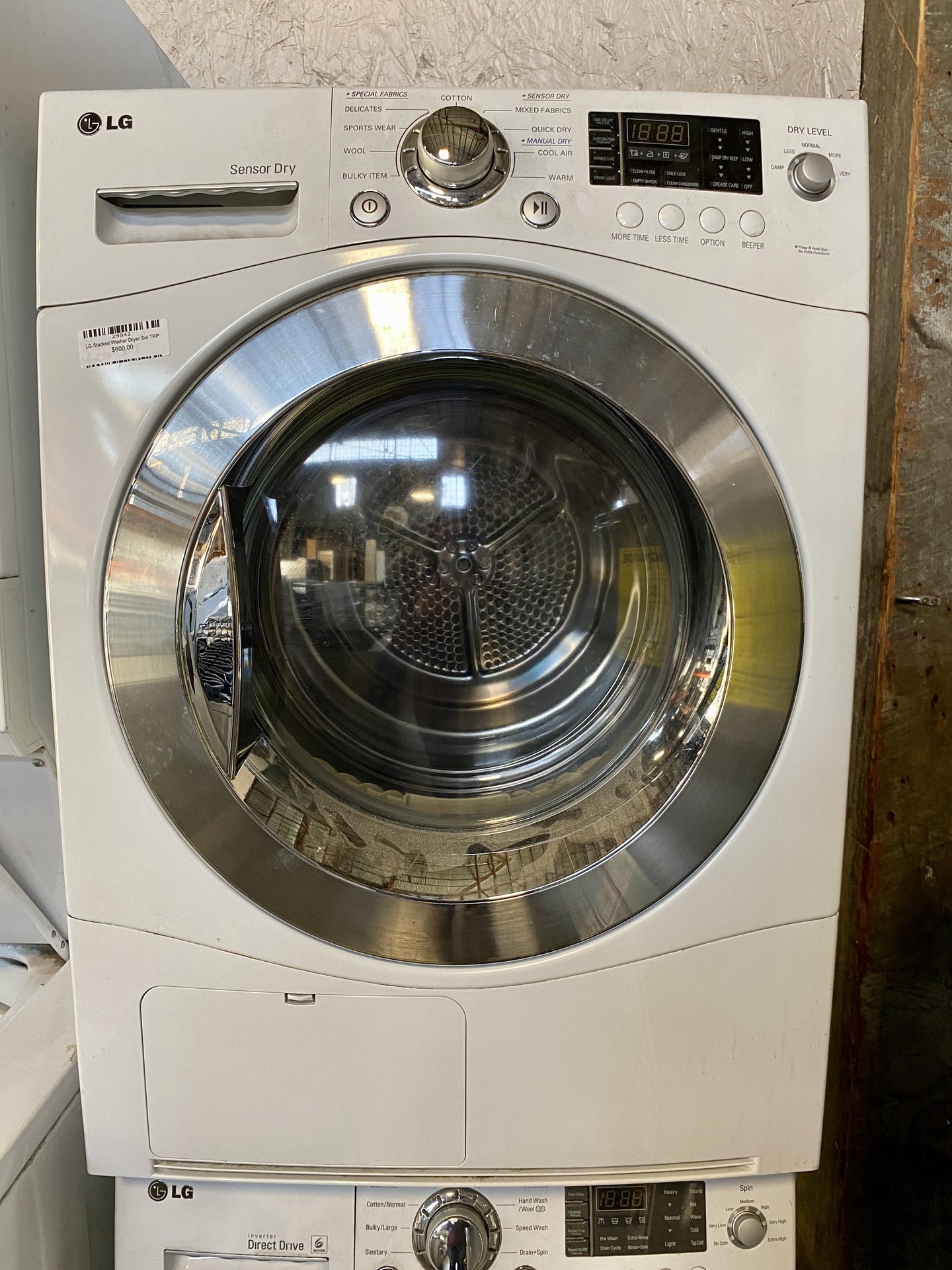 LG Stacked Washer Dryer Set TRP