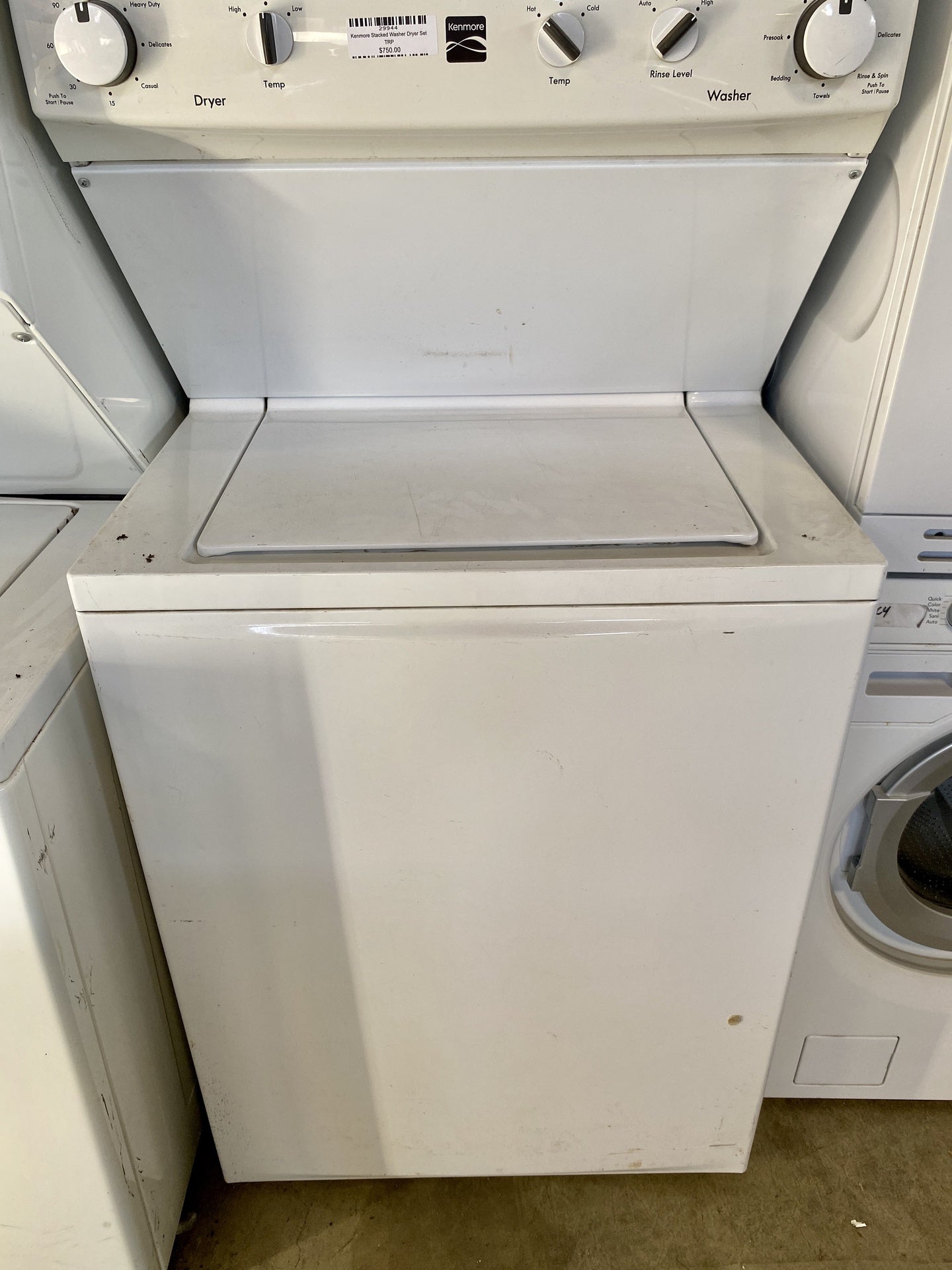 Kenmore Stacked Washer Dryer Set TRP