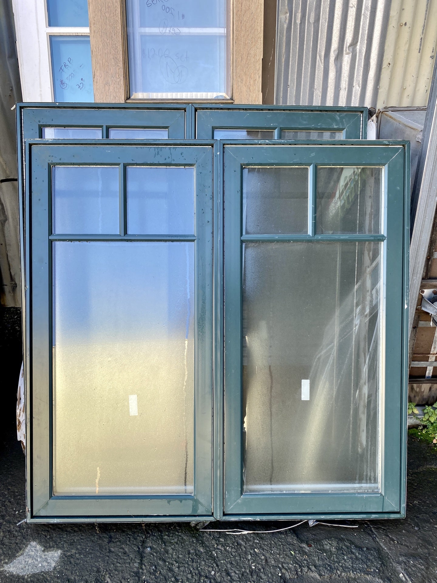 Green Wood Clad Window TRP