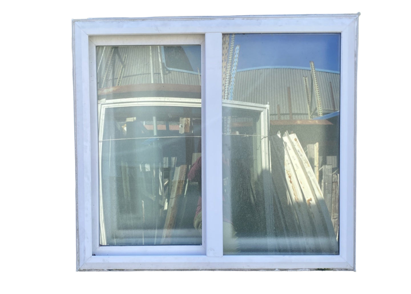 Sliding Opaque Glass Window CH4