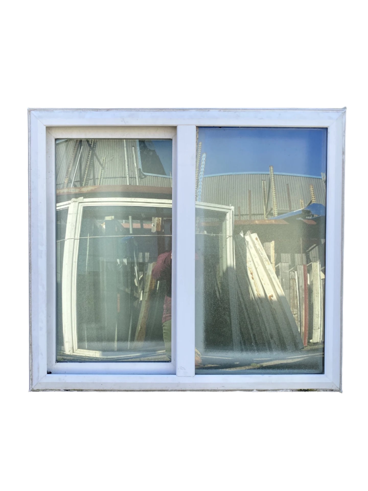 Sliding Opaque Glass Window CH4