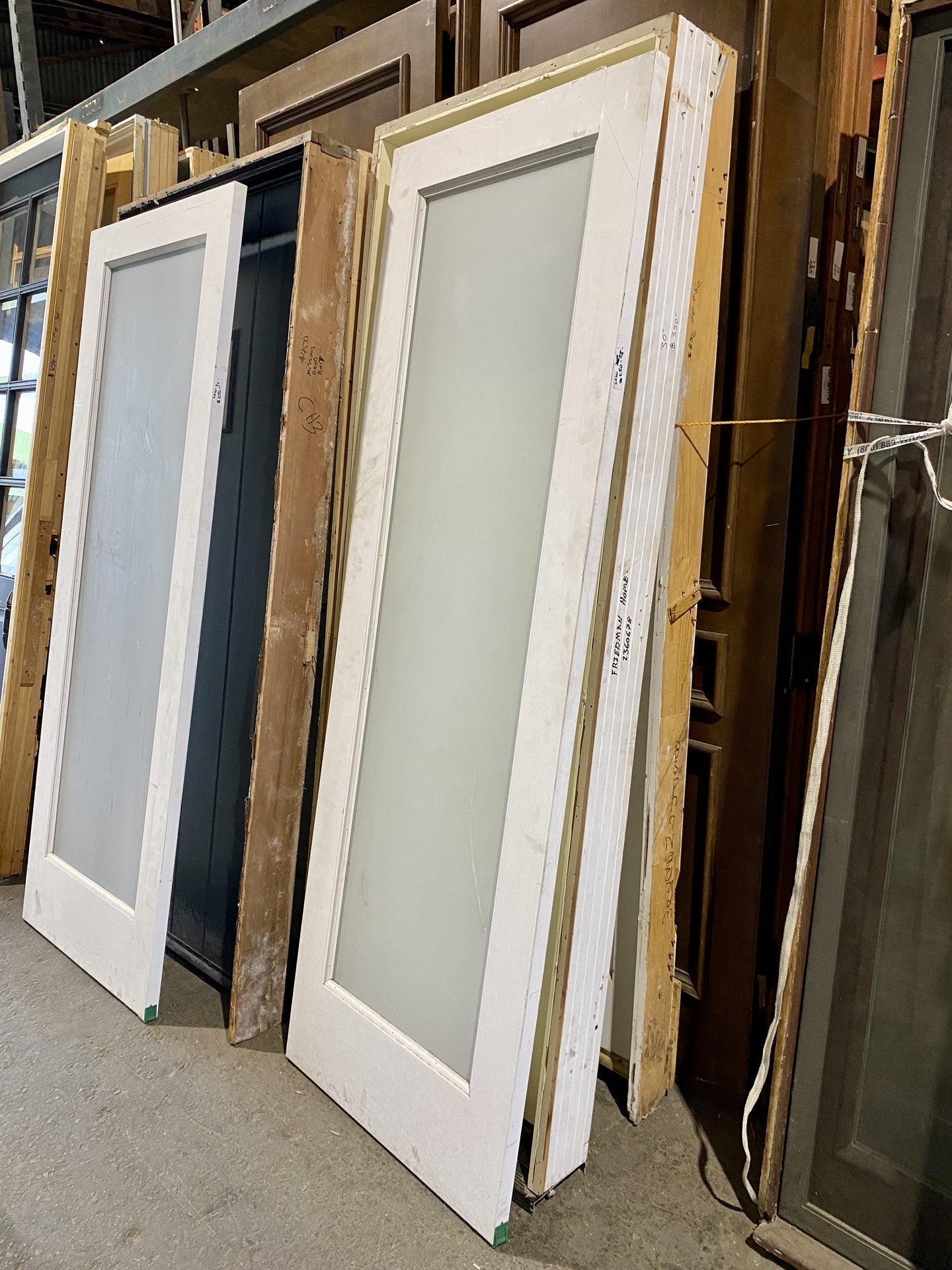 Slab Opaque Glass Door 2 LOW