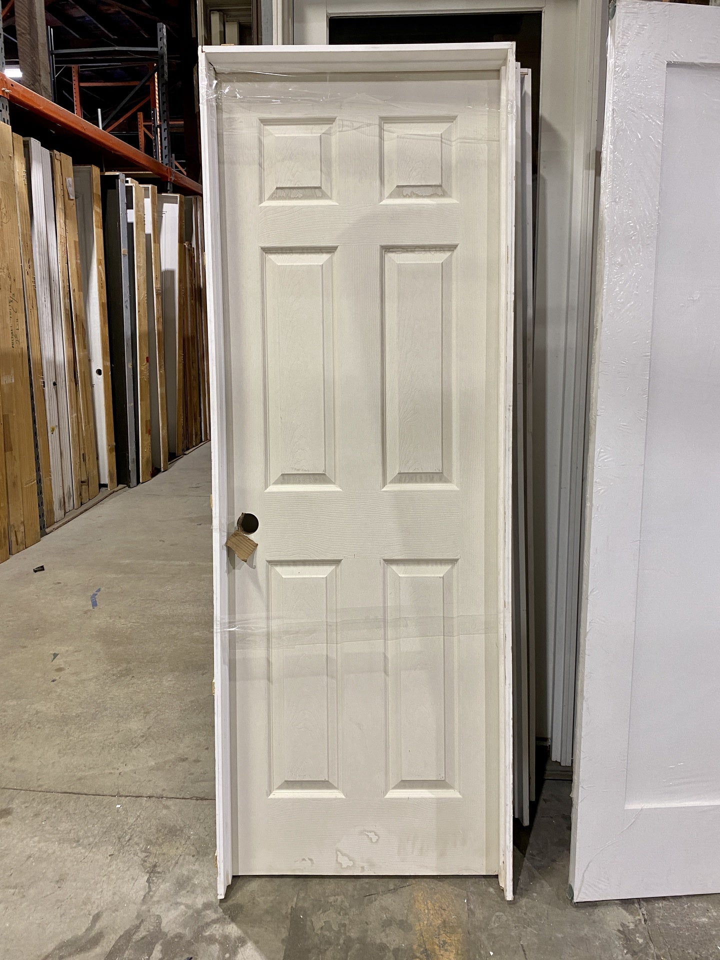 White Pre-Hung Wooden Door TRP
