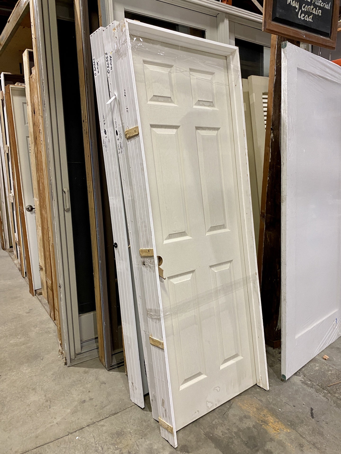 White Pre-Hung Wooden Door TRP