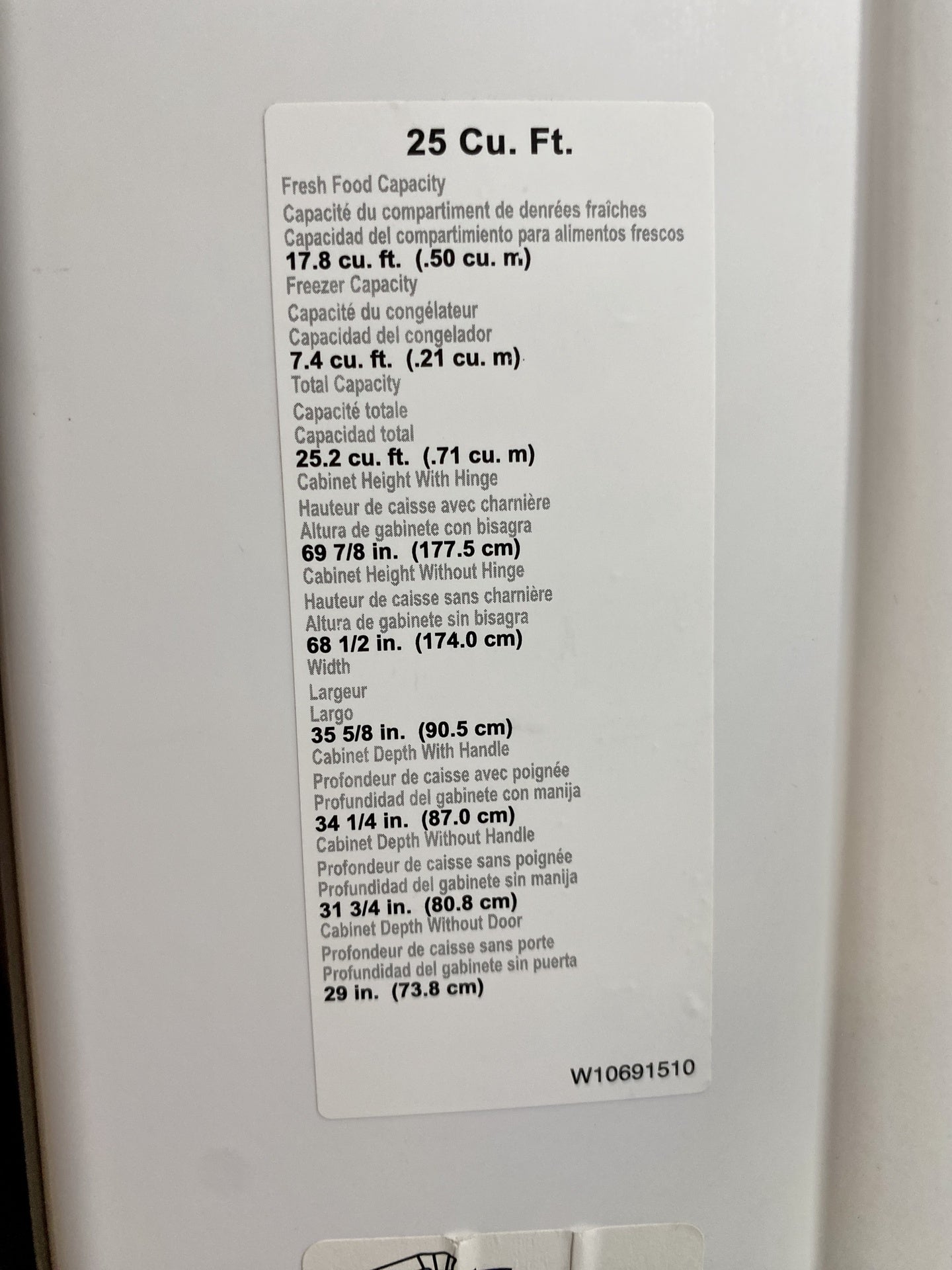 KitchenAid Refrigerator Silver CI2