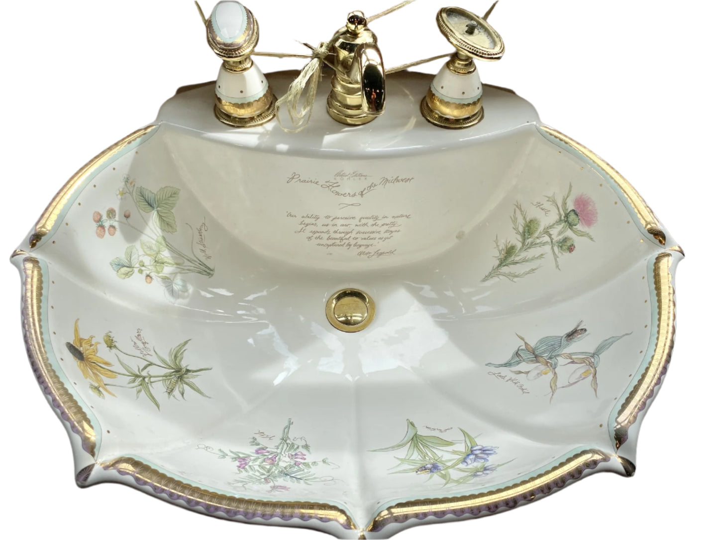 Kohler Prarie Flowers Sink TRP