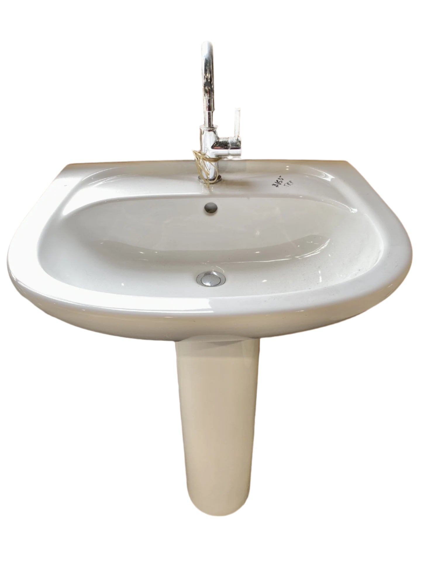 Dorn Bracht Faucet Pedestal Sink TRP