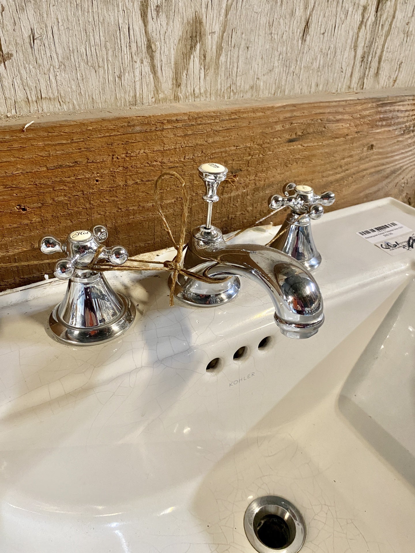 Rectangular Kohler Pedestal Sink CG1