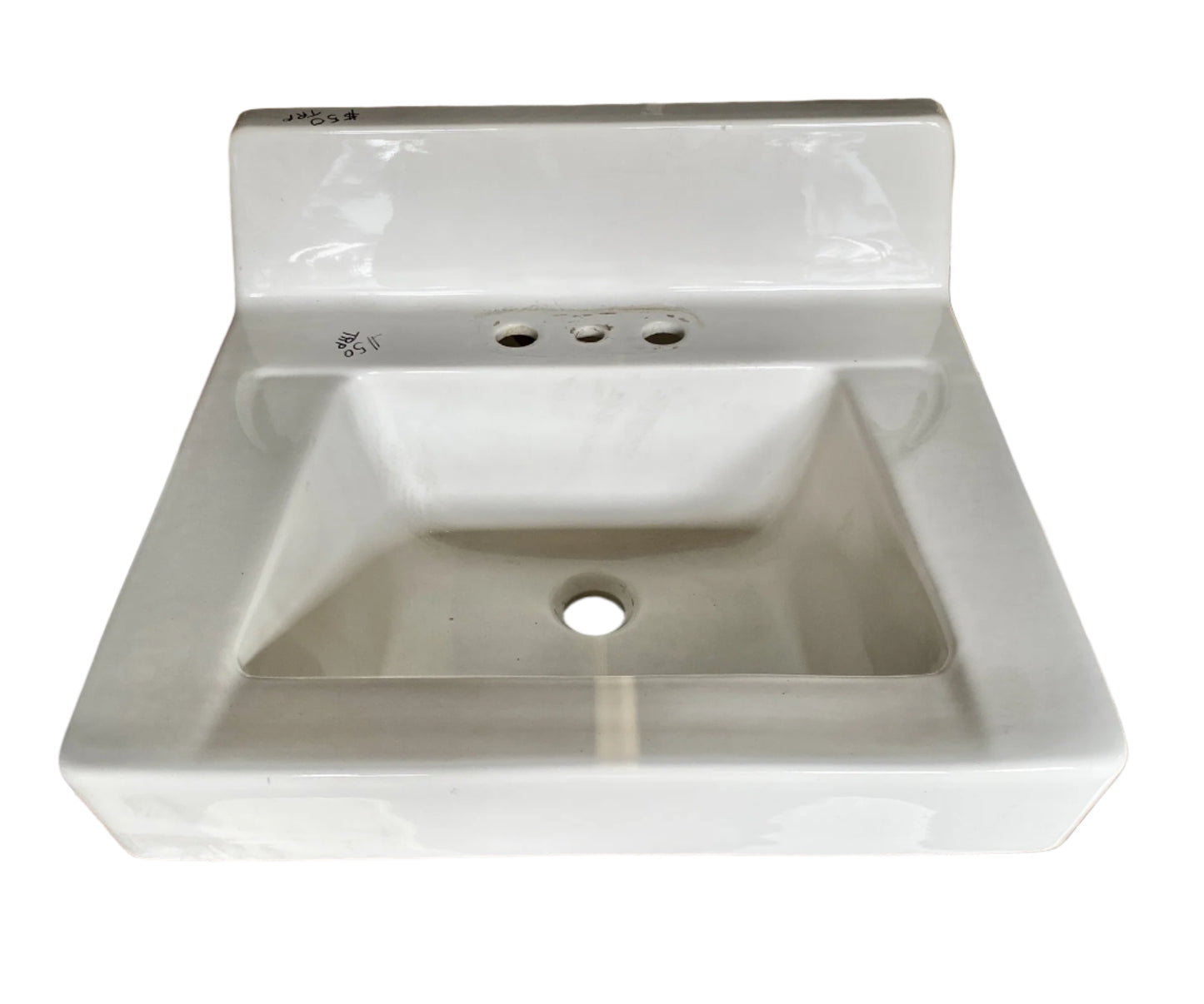 Square White Sink TRP