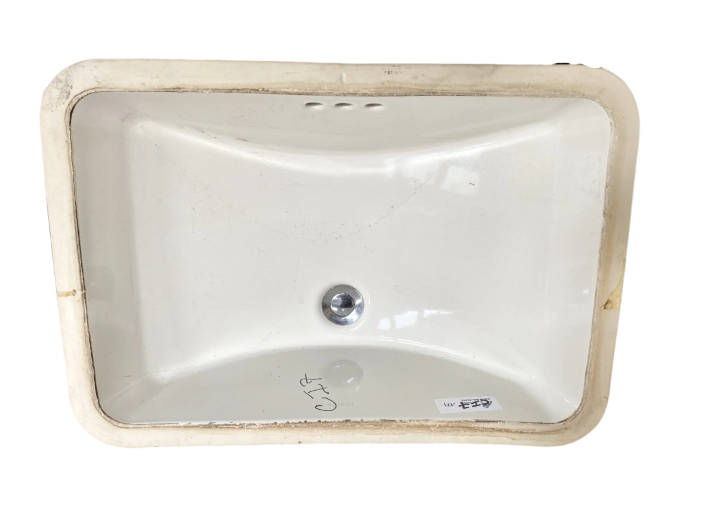 Rectangular White Sink CI7