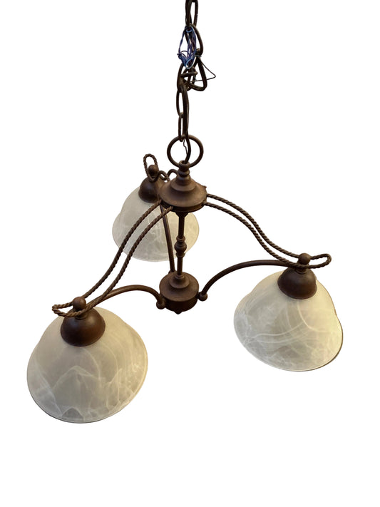 Chandelier, brown, CW2