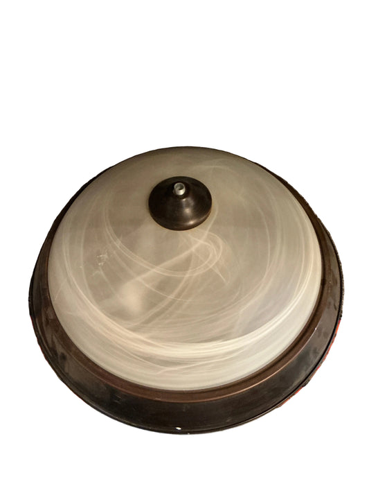 Marbled Dome Ceiling Light
