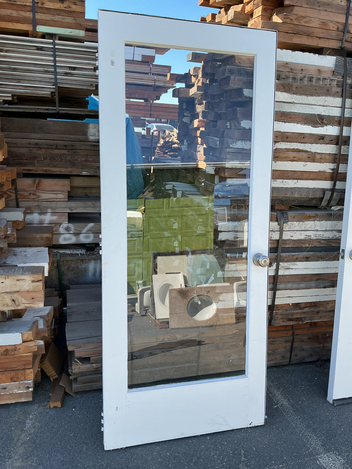 Exterior Door, Single Glass, PA