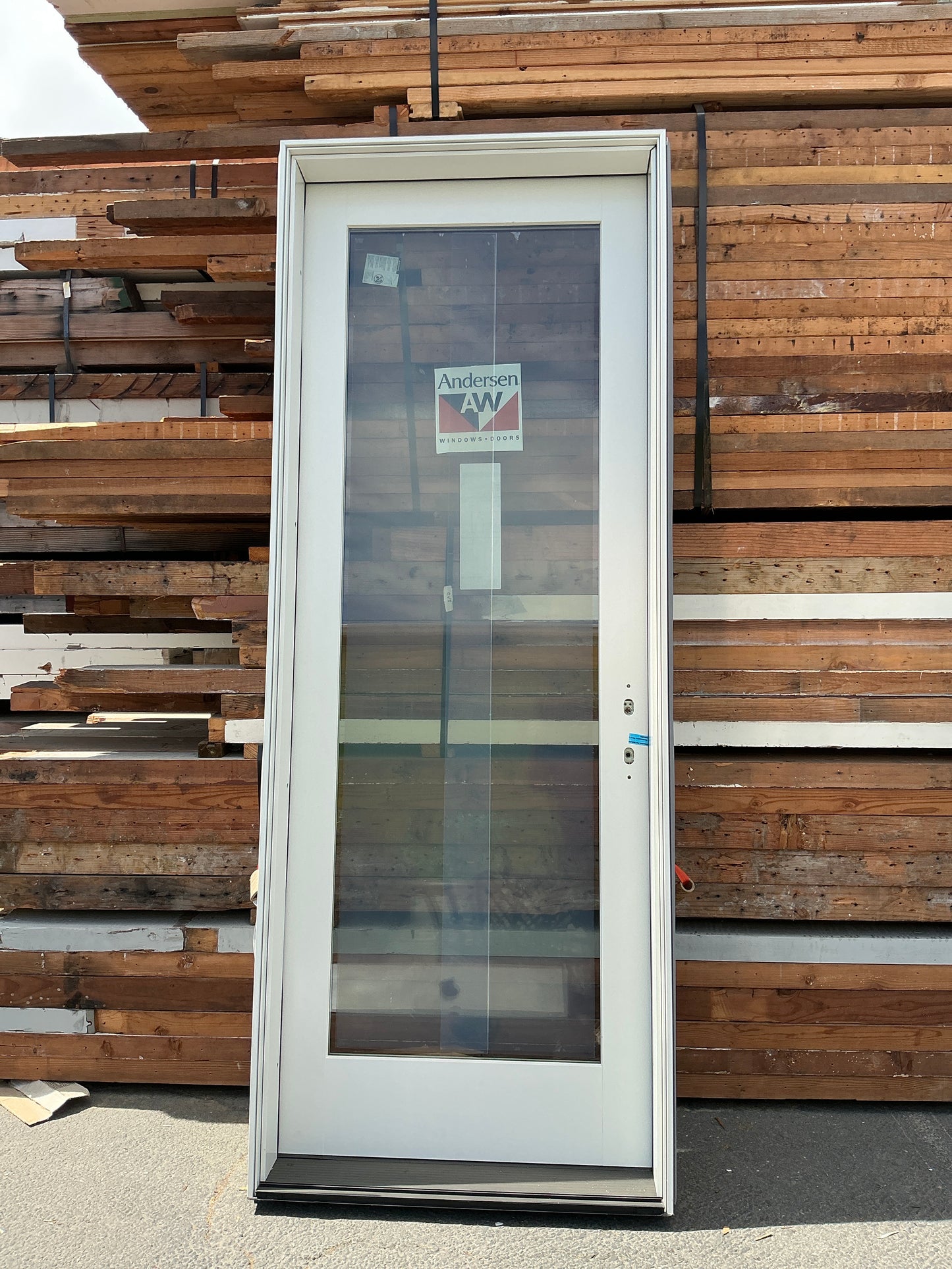 Door, exterior, Left Swing White ARG