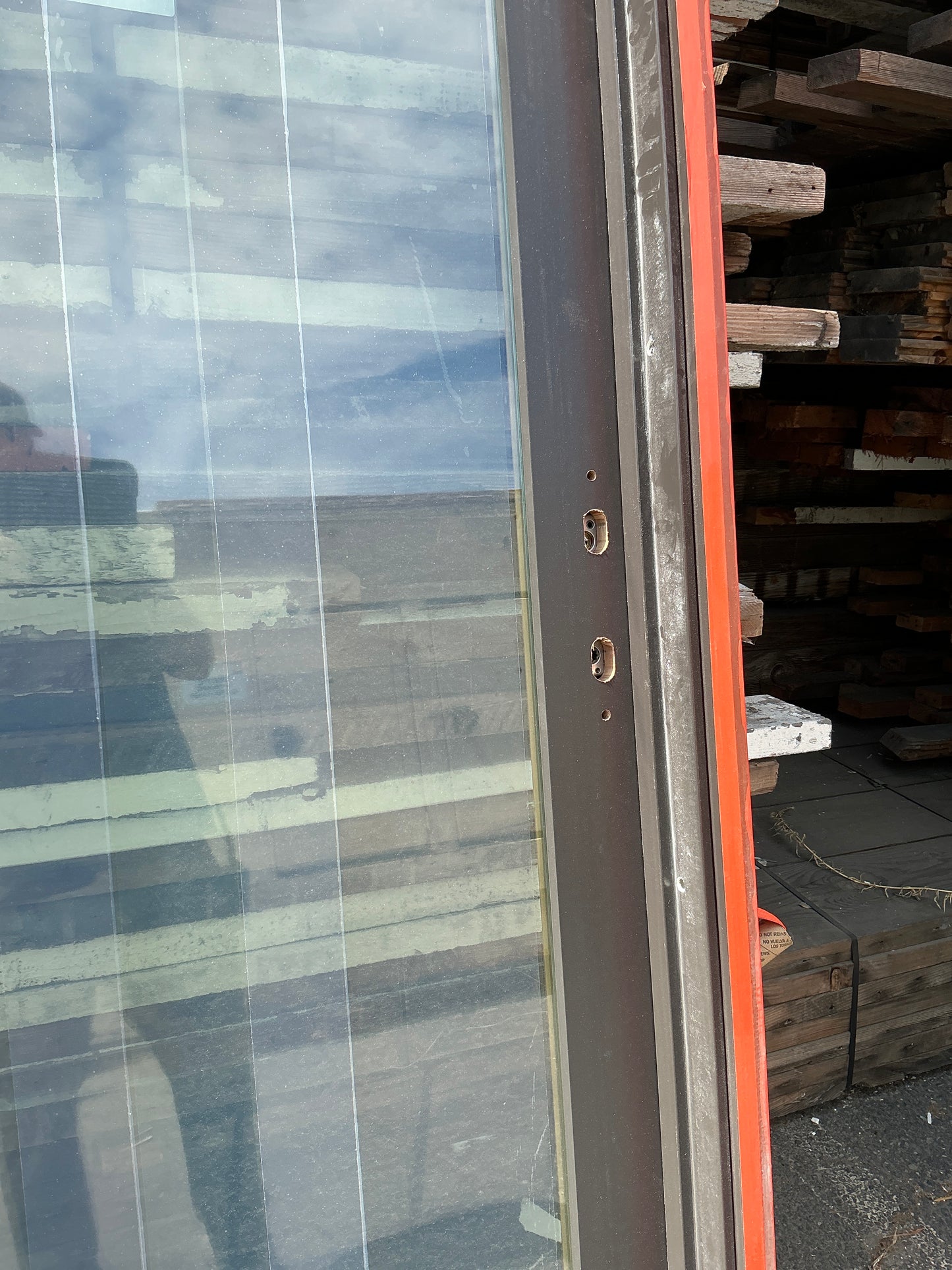 Door, exterior, Left Swing Black ARG