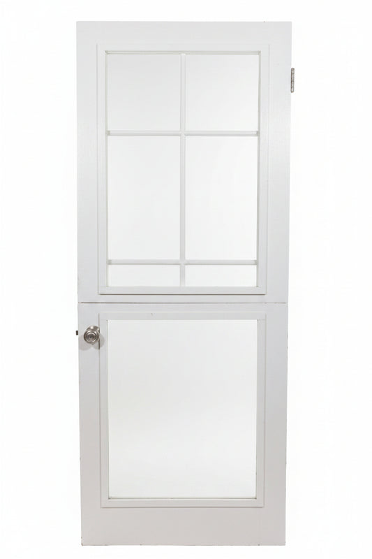 Dutch Door with Glass