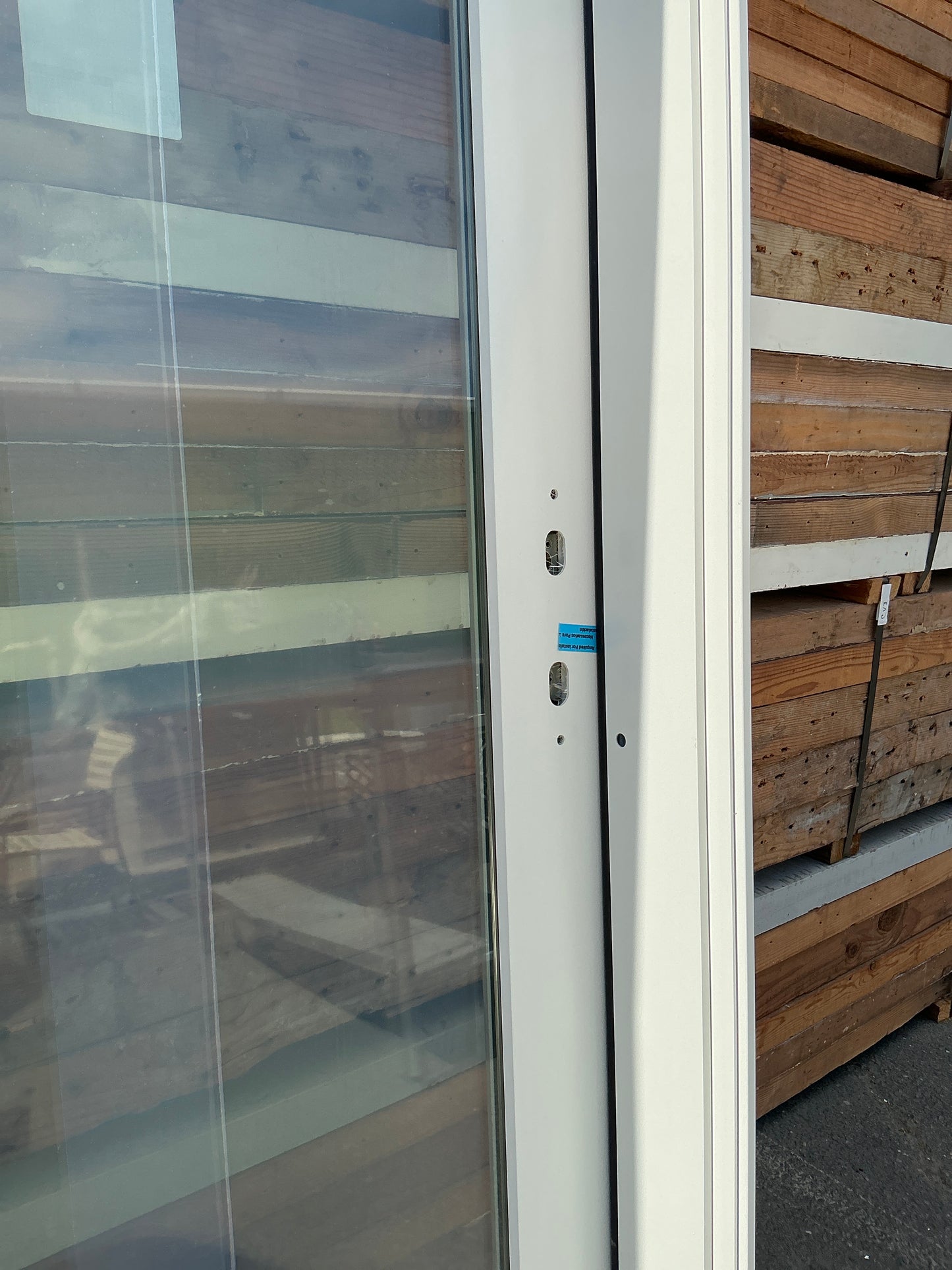 Door, exterior, Left Swing White ARG